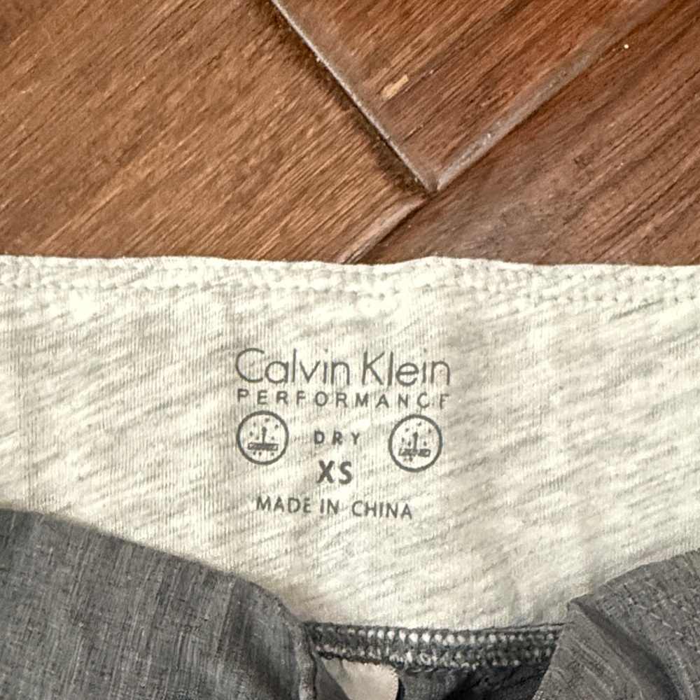 Calvin Klein Performance Charcoal XS Pants